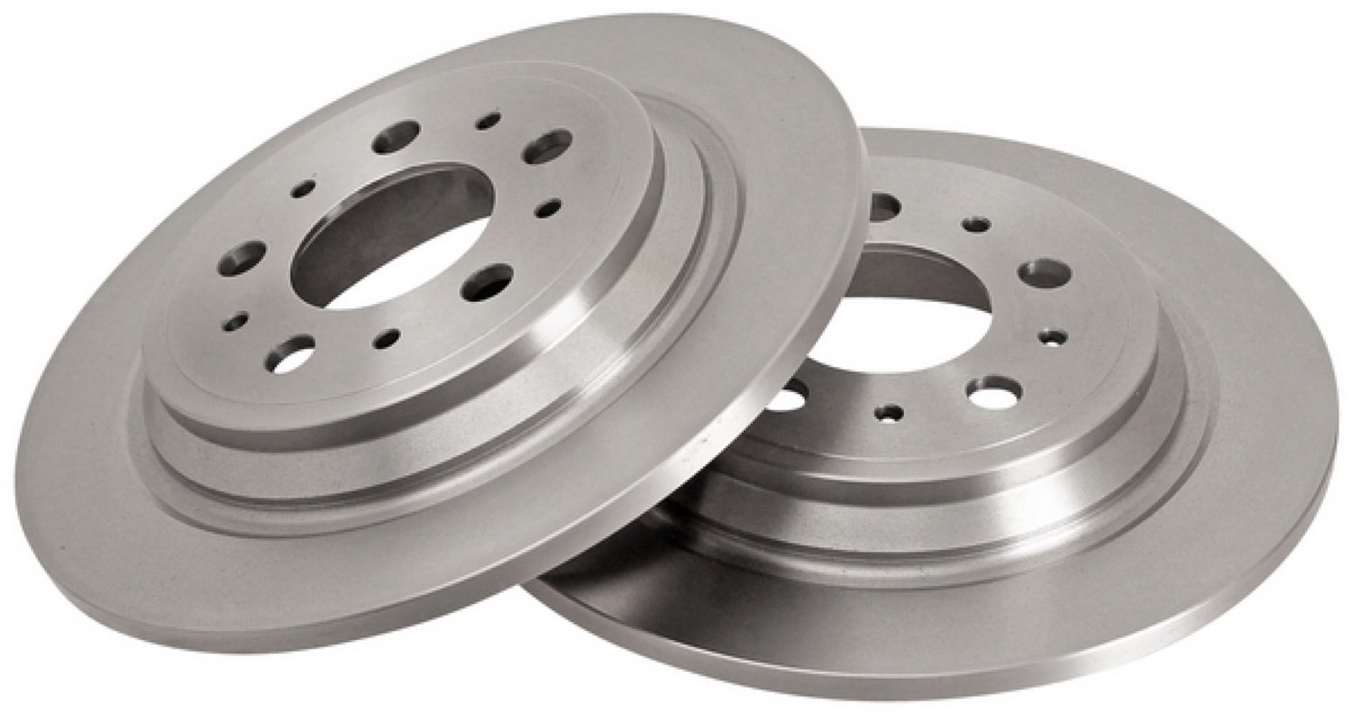 A.B.S. 17411 Remschijven achter, set van 2 - Volvo V70, XC70 - 283 mm - massief