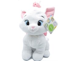 Marie Disney Pluche Knuffel Kat met Geluid 30 cm - Speelgoed Knuffeldier Knuffelpop voor kinderen jongens meisjes - Kat Kitten Plush Toy