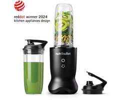 Nutribullet Ultra - Krachtige Blender - Incl. 2 To Go Bekers - 1200 Watt - Verlichte Touch Knoppen - Pulse Functie - Satin Black