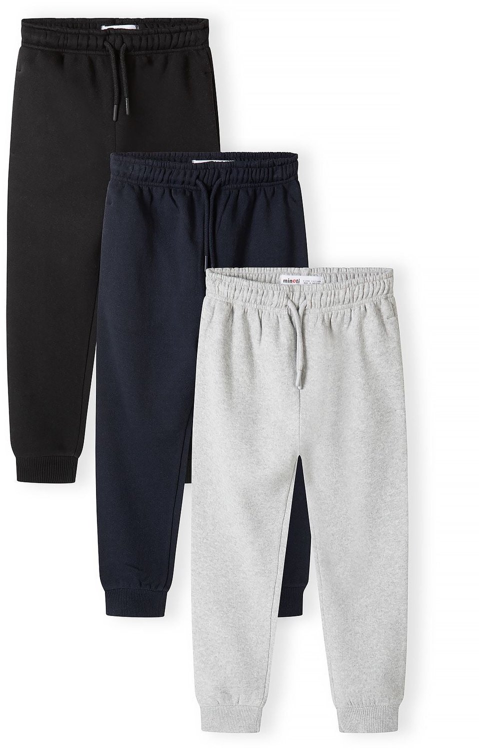Minoti joggingbroek jongens smal - meerkleurig - 3-pack met marine