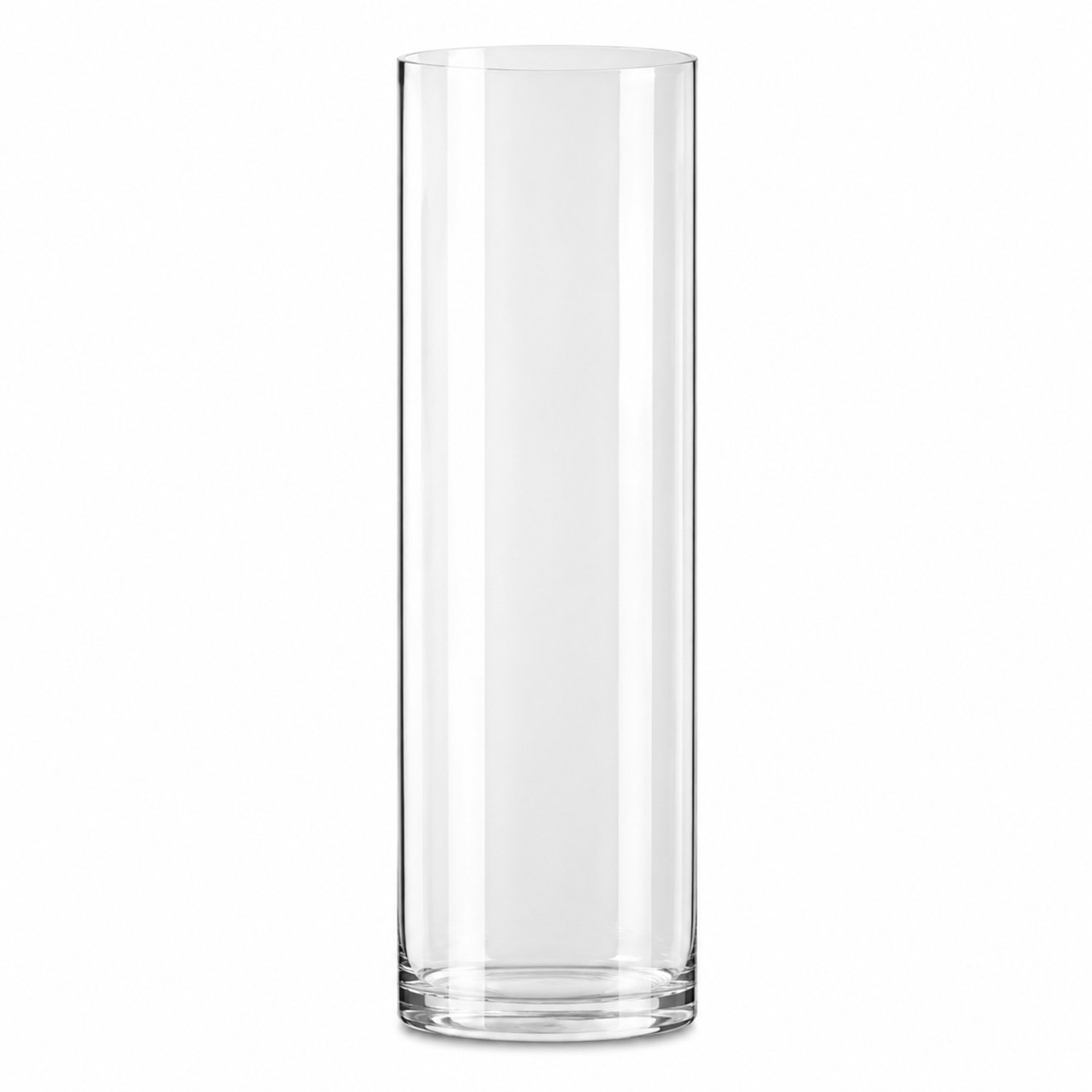 SWGOTA Transparante cilindervaas van kunststof - diameter 8,5 cm, hoogte 15 cm - voor bloemschikken