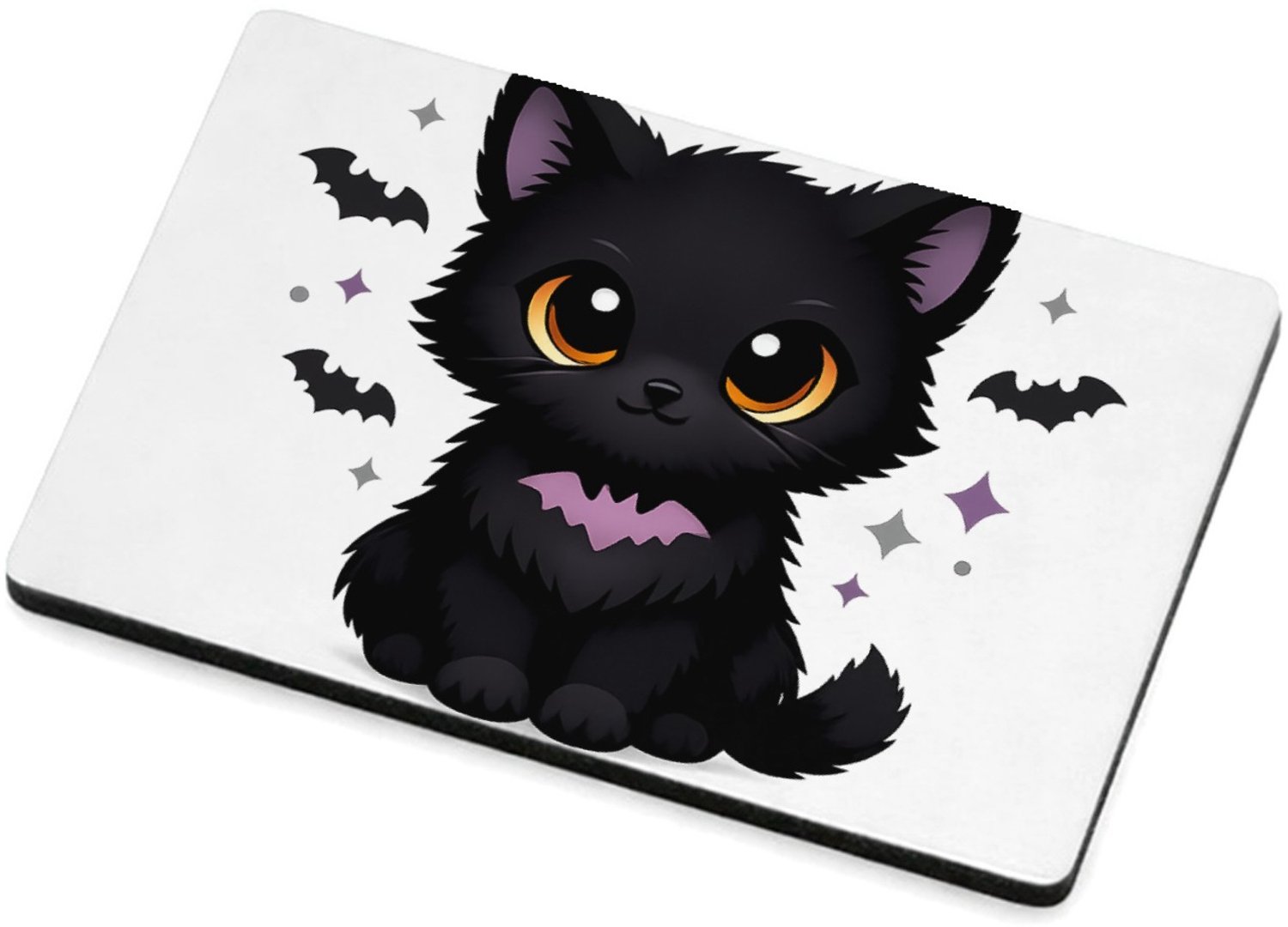 Mr Cadeautjes MDF magnetische fotolijst 7,5 x 5 - design Schattige herfstvos met magische bladeren | cadeau Wit