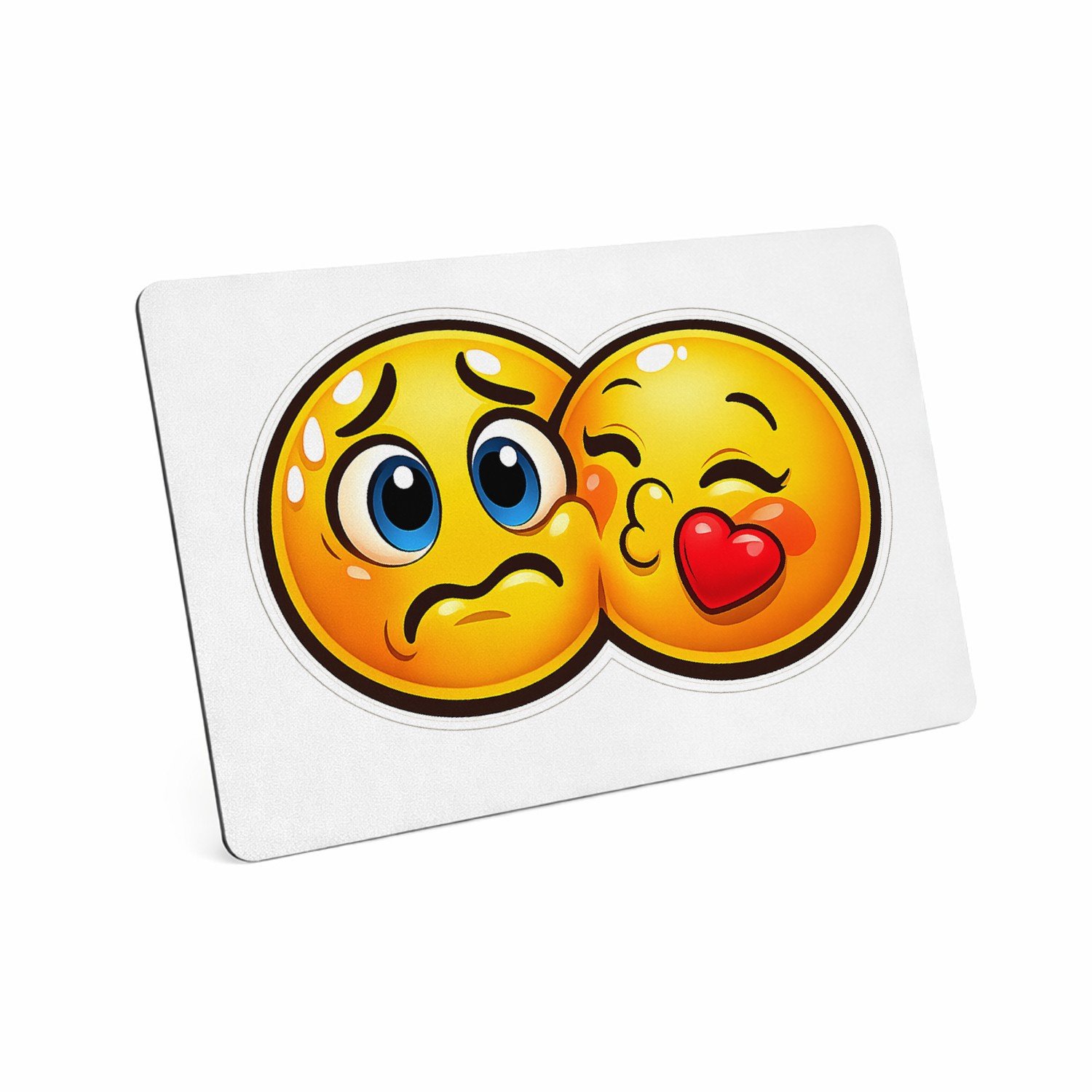 Mr Cadeautjes MDF magnetische fotolijst 28 x 19 - design Een vergelijkbare humoristische contrastopbouw met twee tege | cadeau Wit