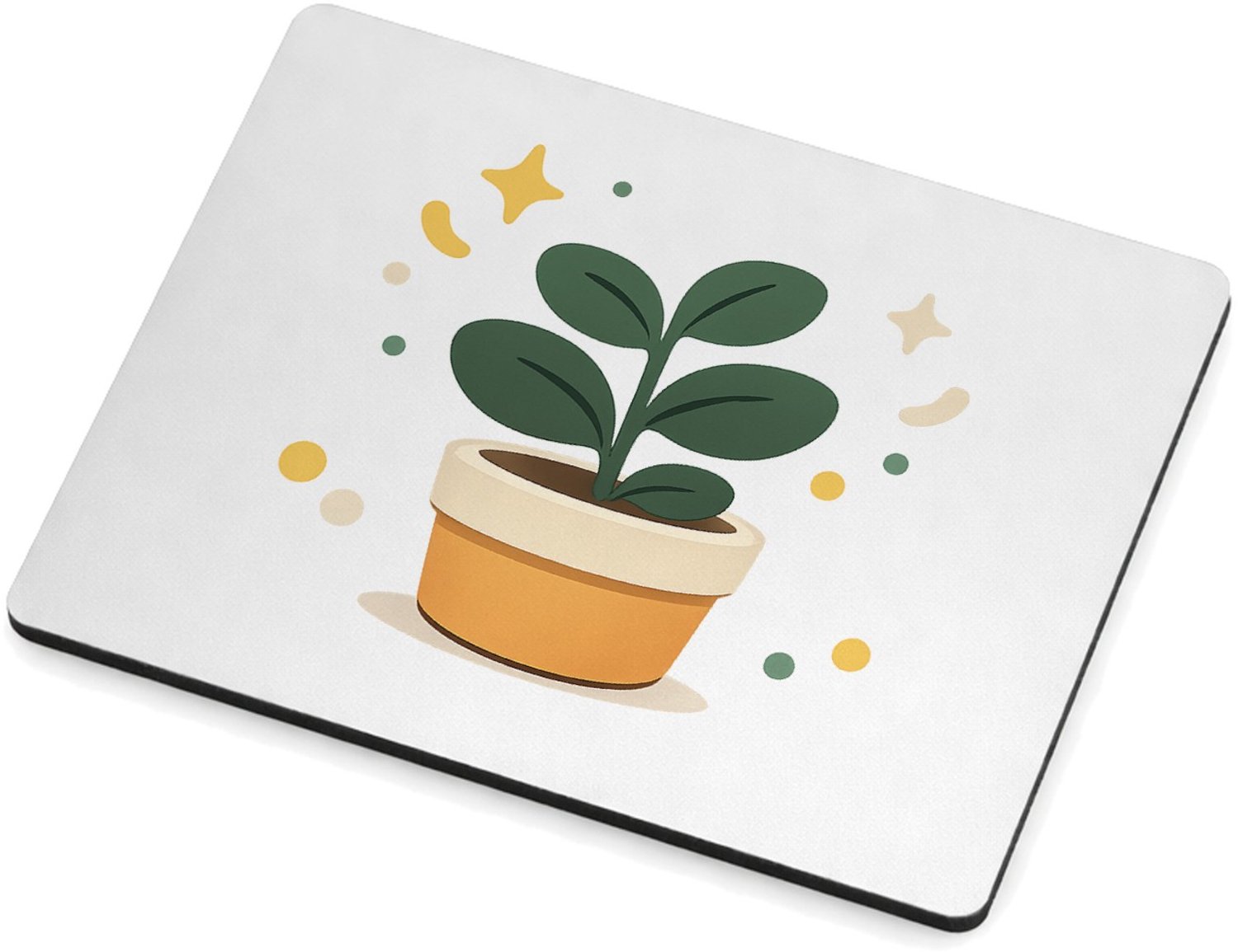 Mr Cadeautjes MDF magnetische fotolijst 9 x 7 - design Een vrolijke bedankmok met een kleine, centraal geplaatste i | cadeau Wit