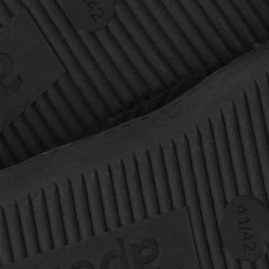 Apollo - Pantoffels heren - Zwart - Teddy Wol - Maat 45/46 - Sloffen - Sloffen heren - Pantoffels heren maat 45
