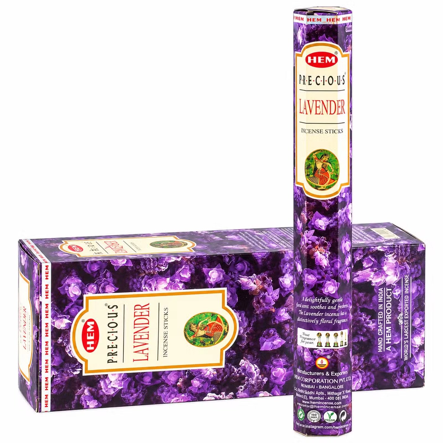 BERK HEM Wierook - Precious Lavendel Zwart