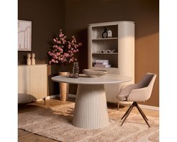 Starfurn - Eettafel Solana Zand - Beige - 130x130x76 cm