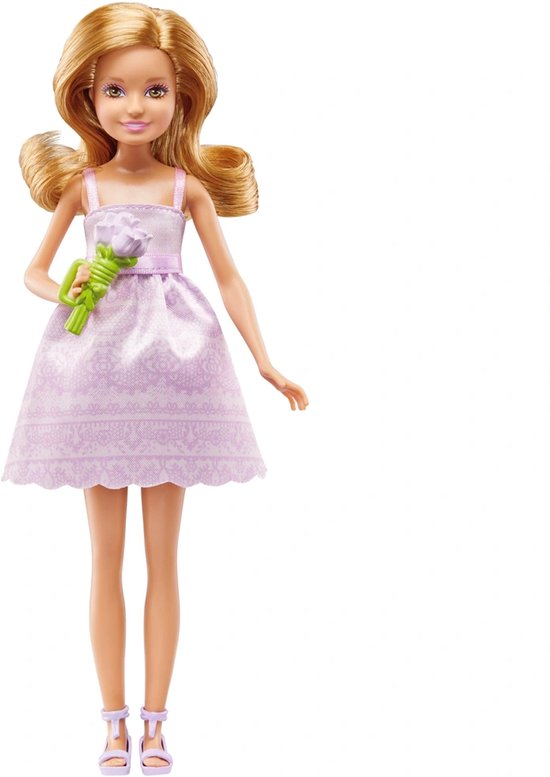 Barbie - Droombruiloft Set - 4 Barbie Poppen - 1x Barbie - 1x Ken - 1x Stacie - 1x Chelsea - Barbiepop - Pop - Speelgoed vanaf 3 jaar — afbeelding 4