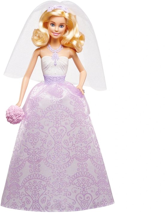 Barbie - Droombruiloft Set - 4 Barbie Poppen - 1x Barbie - 1x Ken - 1x Stacie - 1x Chelsea - Barbiepop - Pop - Speelgoed vanaf 3 jaar — afbeelding 2