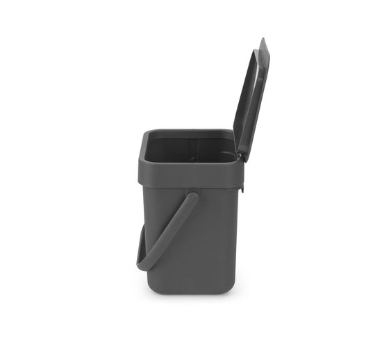 Brabantia Sort & Go bac à déchets 3 litres - Dark Grey