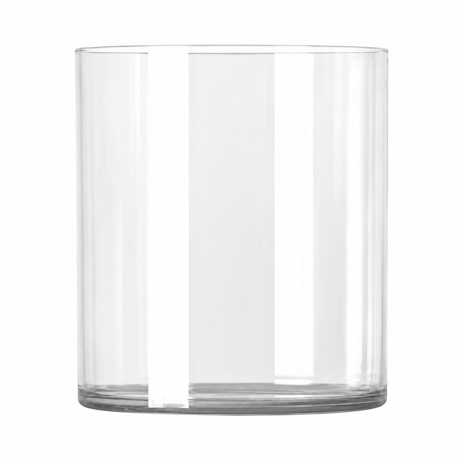 SWGOTA Transparante acryl cilindervaas - diameter 20 cm, hoogte 20 cm - voor bloemschikken en snijbloemen