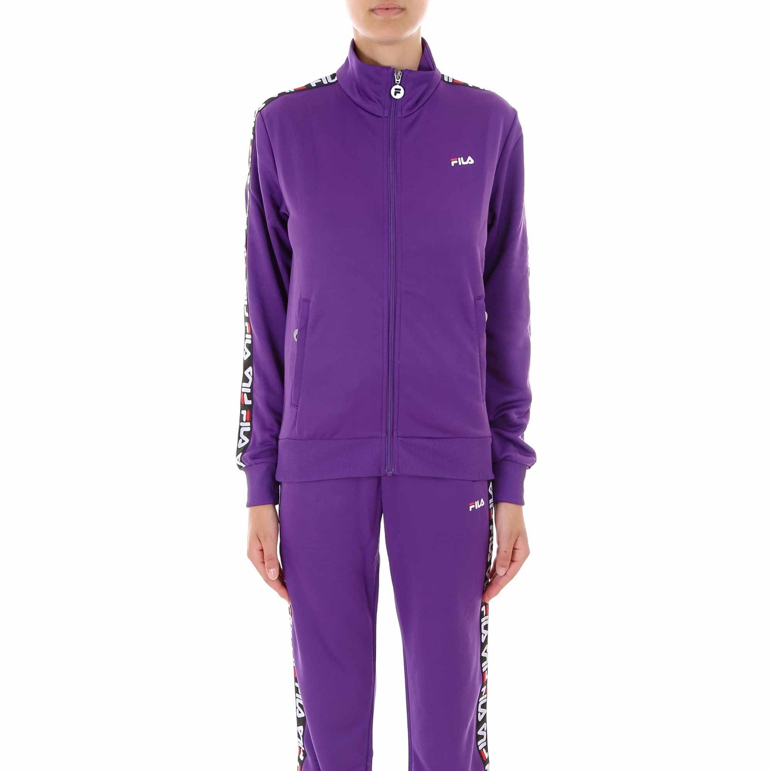 Fila Women Talli Track Jacket 687069-A033 Sweater dames XS Paars
