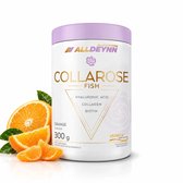 AllDeynn Collarose Fish Collagen Poeder | Orange | 300 g Vis Collageen Supplement | 6 Smaken incl. Natural - Nutriworld