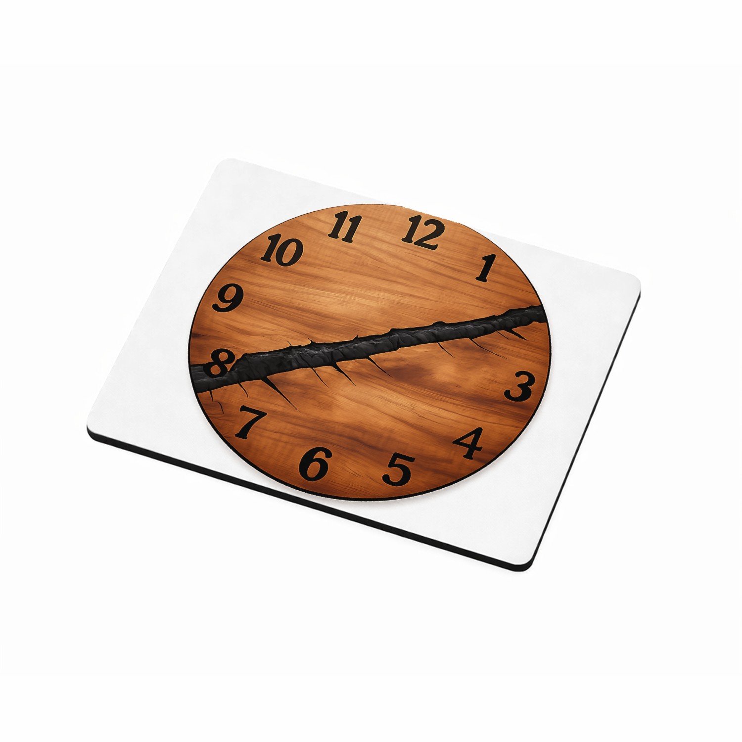 Mr Cadeautjes MDF magnetische fotolijst 9 x 7 - design Een ronde kompasplaat met gegraveerde windrichtingen en een | cadeau Wit