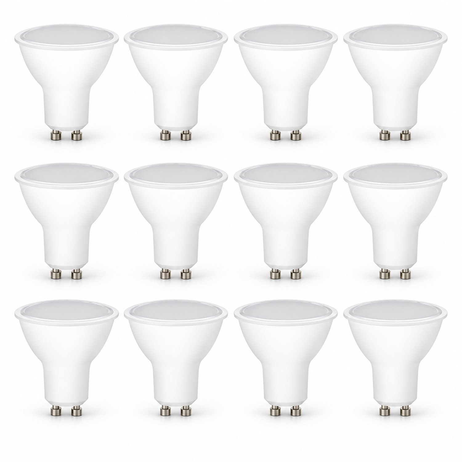 LED spots GU10 - 12 stuks - 3 W - 345 lumen - 3000 K warm wit