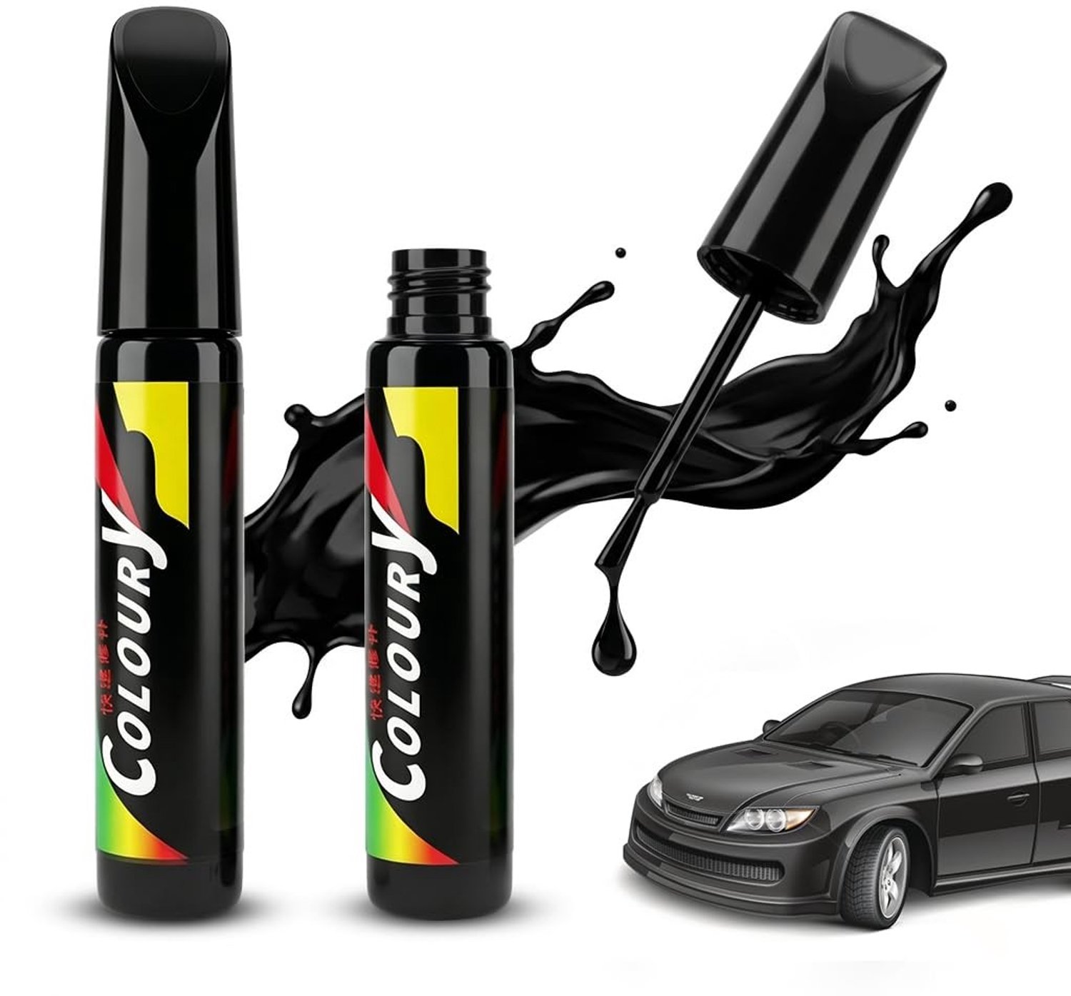 Glanzend Zwart Lakstift voor Auto Reparaties