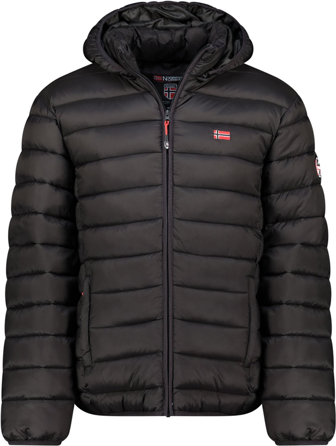 Geographical Norway - Heren Jas winter Amigo Hood - Zwart - Maat XL
