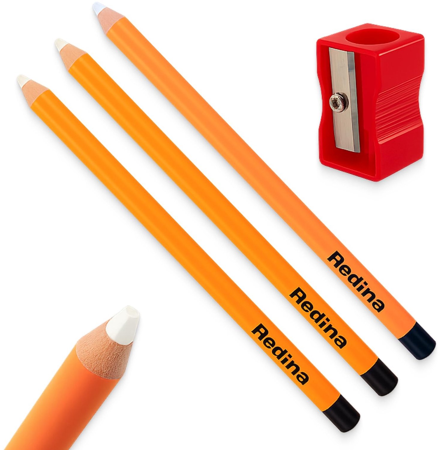 Set van 3 Precisie Witte Gummetjes