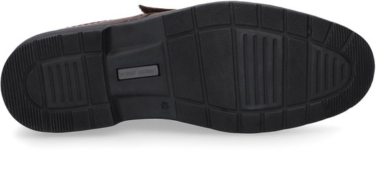 Zwarte profielzool van een Josef Seibel schoen met merkopdruk.