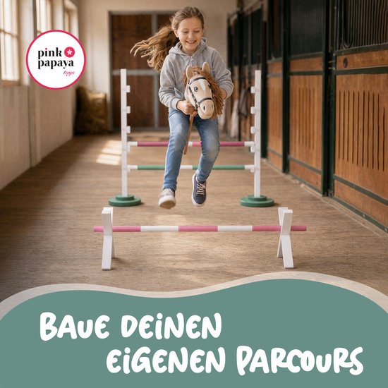 Pink Papaya hobbel voor hobbelpaarden - Hindernis voor hobbelpaarden, Hindernisbaan voor kinderen — afbeelding 5