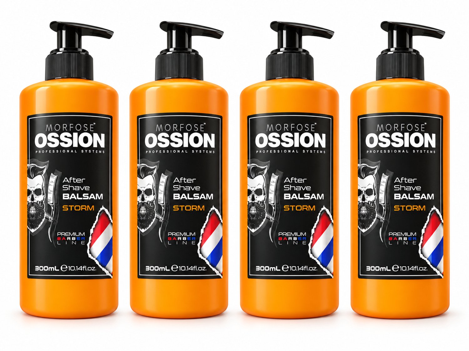 MORFOSE Ossion After Shave Balsam - Storm - 4 Stuks - 300ML