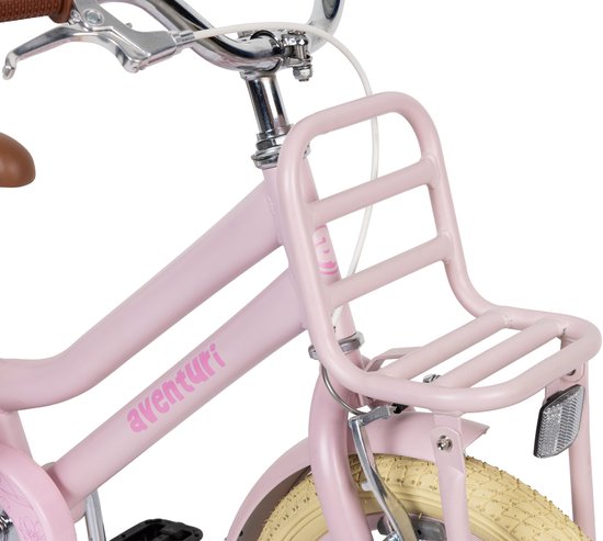 Aventuri Bella 3.0 Meisjesfiets 14 Inch - Kinderfiets voor 3 tot 5 Jaar - 95-110 cm - Met Zijwieltjes - Roze — afbeelding 2