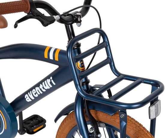 Aventuri 2Cool 3.0 Jongensfiets 18 Inch - Kinderfiets voor 5 tot 7 Jaar - 110-125 cm - Met Standaard - Blauw — afbeelding 4