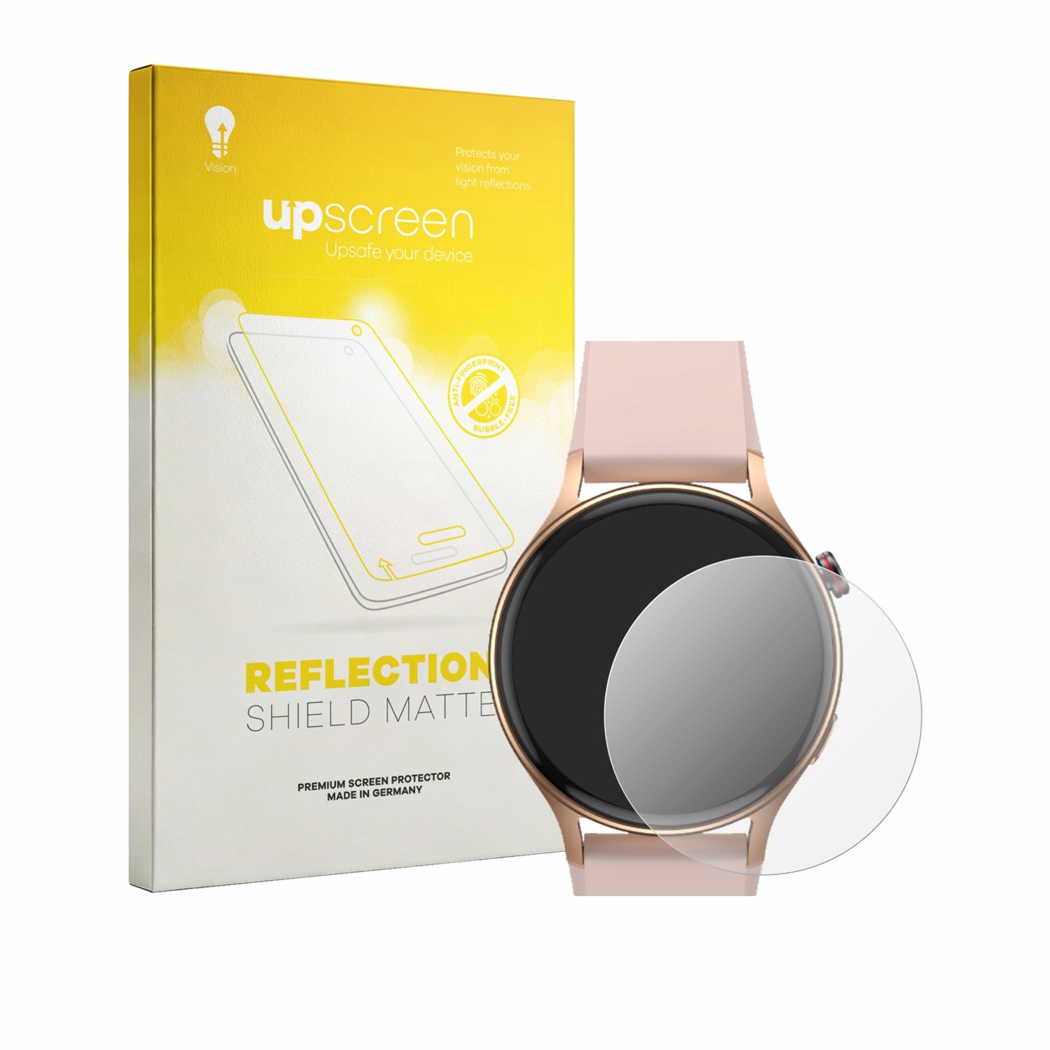 upscreen - Screenprotector voor aeac AR-01 1.32" - Folie Beschermfolie anti glare matte