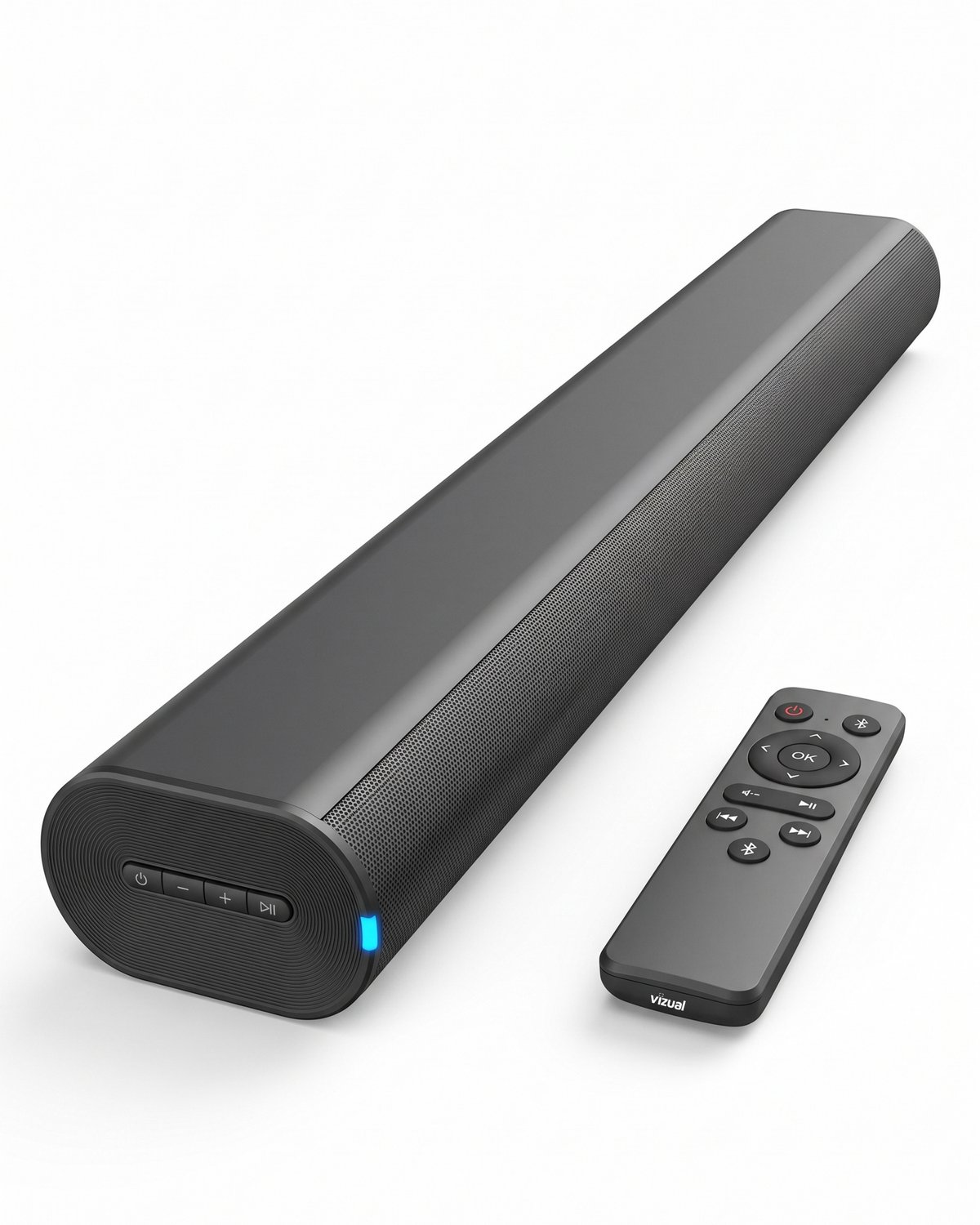 Vizual Soundbar – Soundbars voor TV – TV Speakers – Sound Bar – Soundbar met Bluetooth 5.3 – AUX – Compact 56 cm – Zwart
