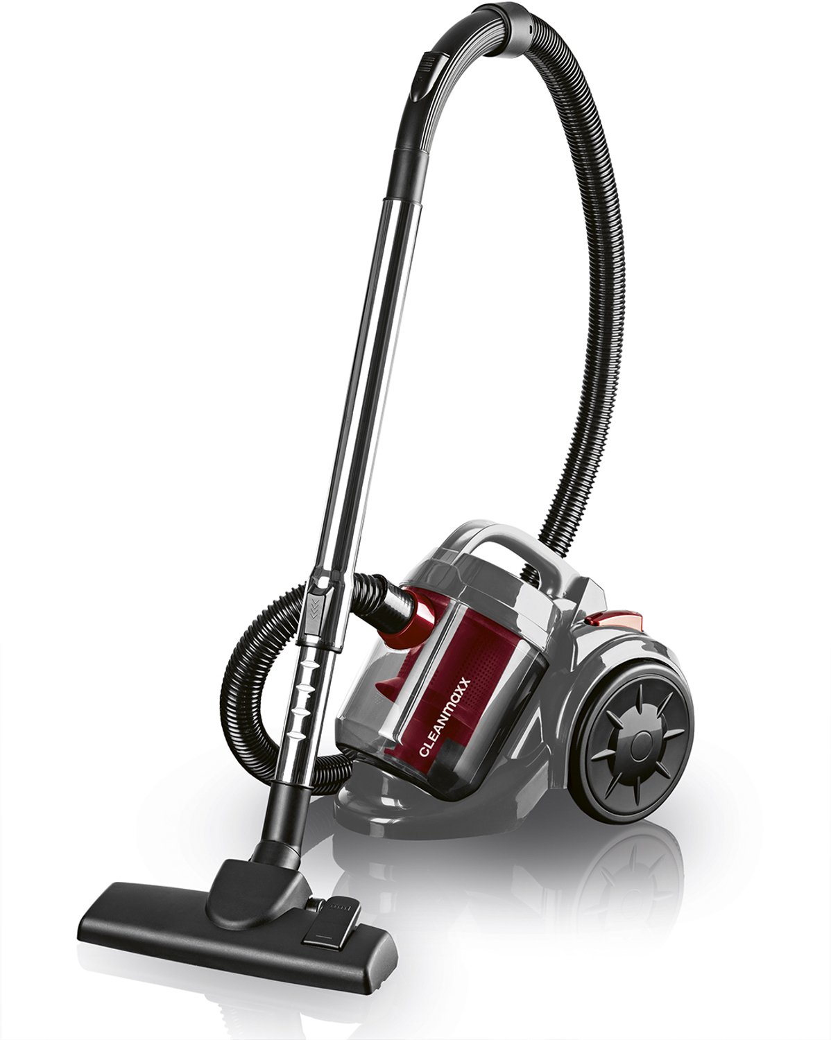 Cleanmaxx vloerstofzuiger, stofzuiger zonder zak, cycloonstofzuiger, EPA-filter, 800 W