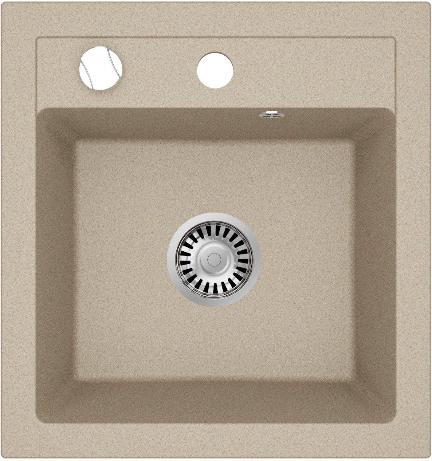 Faizee Home Granieten Spoelbak – Kwartscomposiet Keuken Spoelbak – Verschillende Modellen en Kleuren Milano Beige