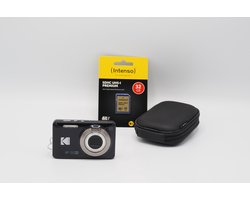Kodak Pixpro EZ56 (FZ55) - Compactcamera - Zwart - + 32GB geheugenkaart - + Tas