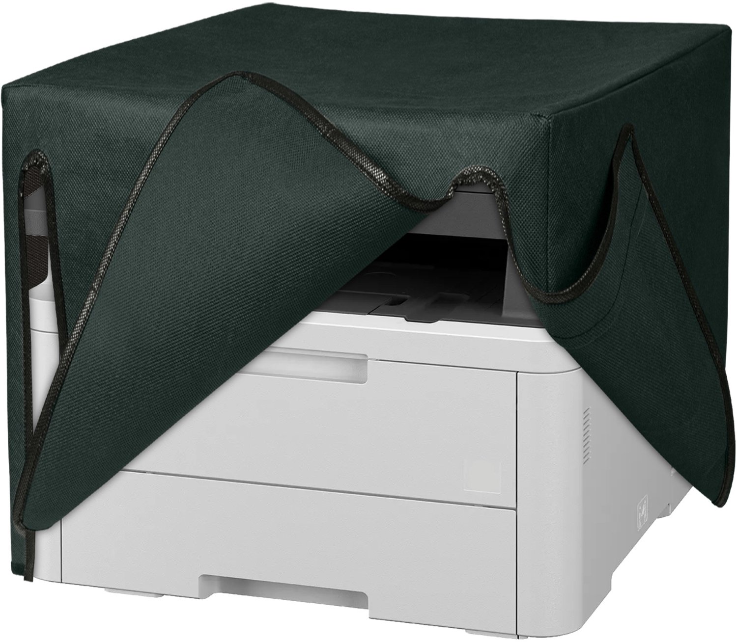 kwmobile hoes geschikt voor Brother DCP-L3560CDW / MFC-L3740CDWE - Beschermhoes voor printer - Stofhoes in donkergroen