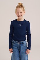 WE Fashion Meisjes T-shirt met embroidery