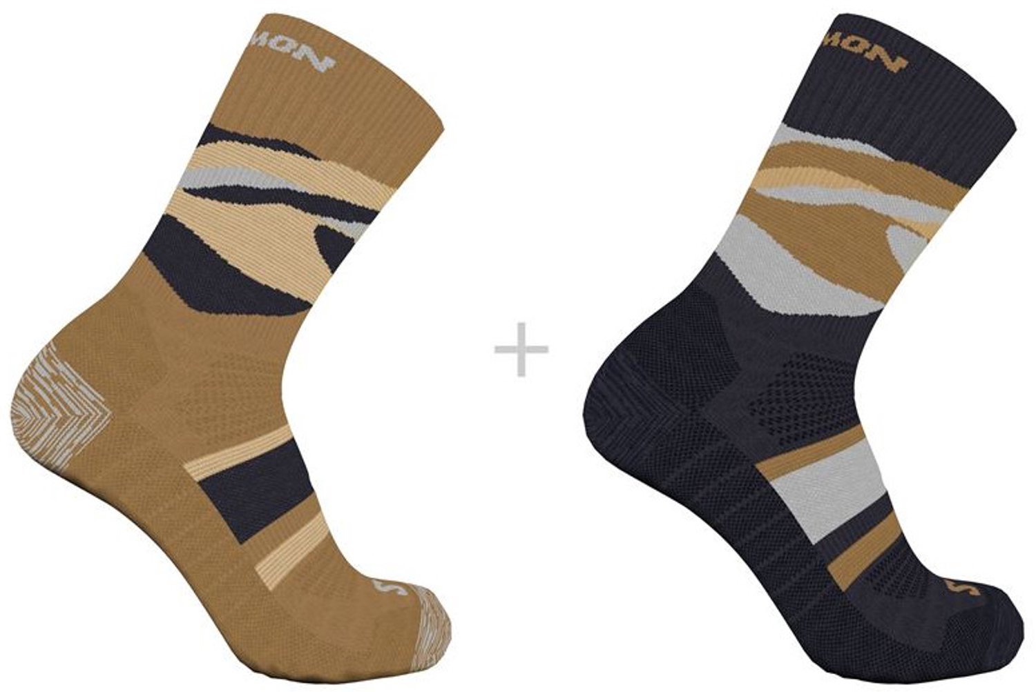 Salomon Out Alps Crew Sportsokken Grijs