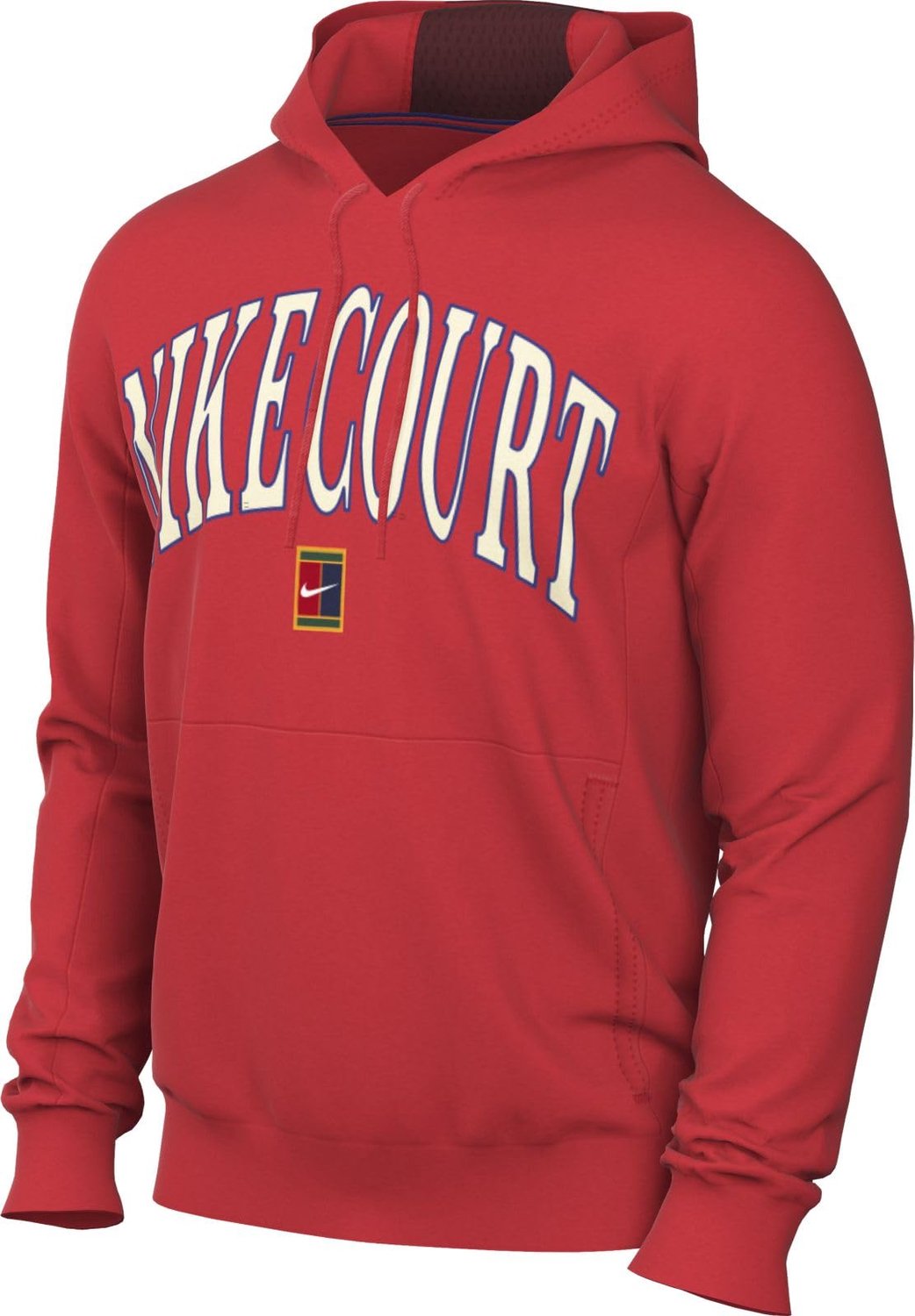 Nike NikeCourt Heritage Fleece Heren Hoodie Rood
