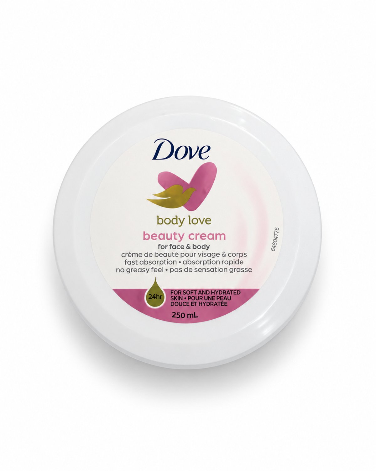 Dove Body Love Beauty Cream - Gezicht & Lichaam - Hydraterende Créme - 250 ml