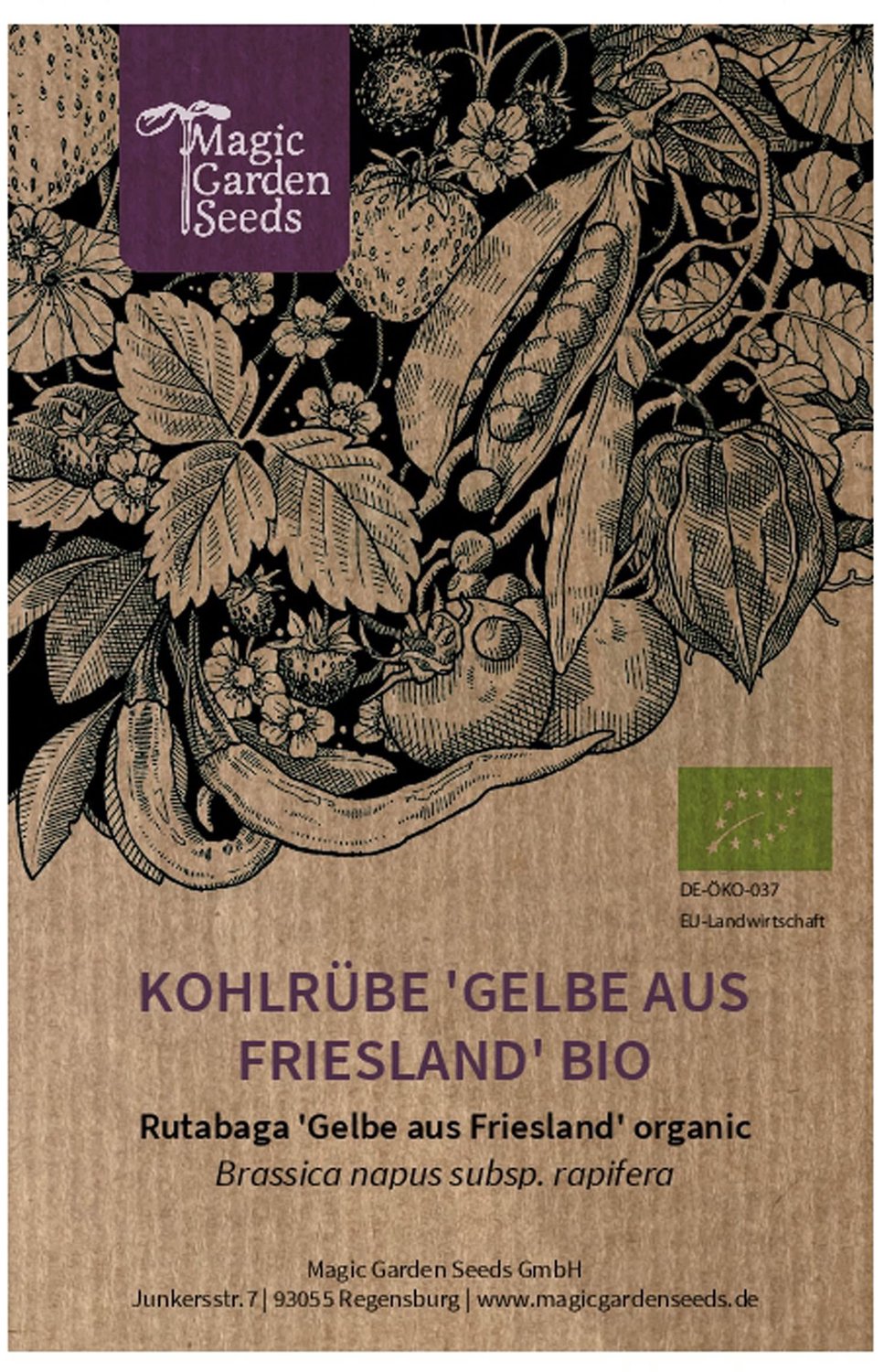 Rutabaga 'Yellow from Friesland' (Brassica napus subsp. rapifera) - ca. 300 zaden