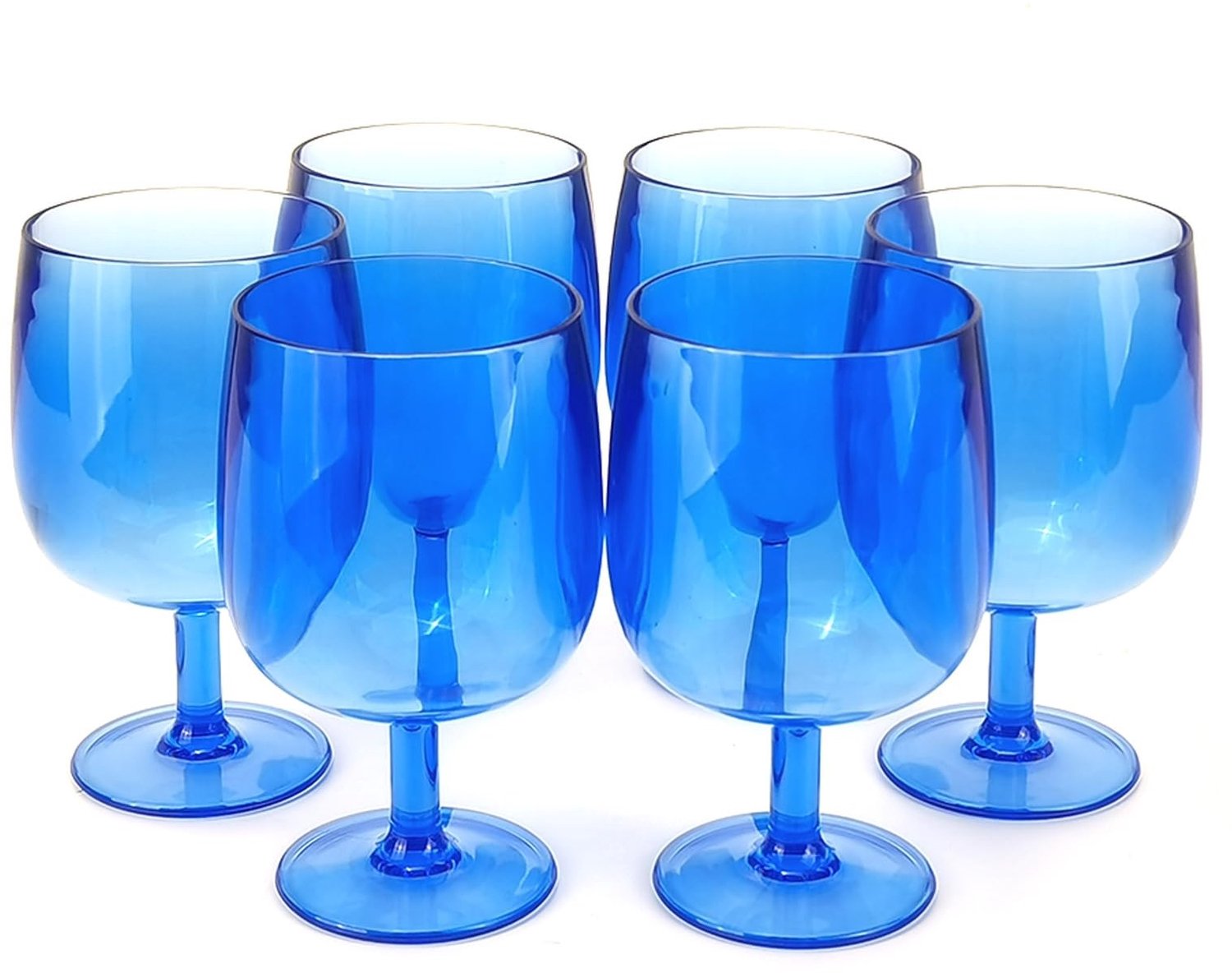 Set van 6 Stapelbare Acryl Bekers, Onbreekbaar en BPA-vrij