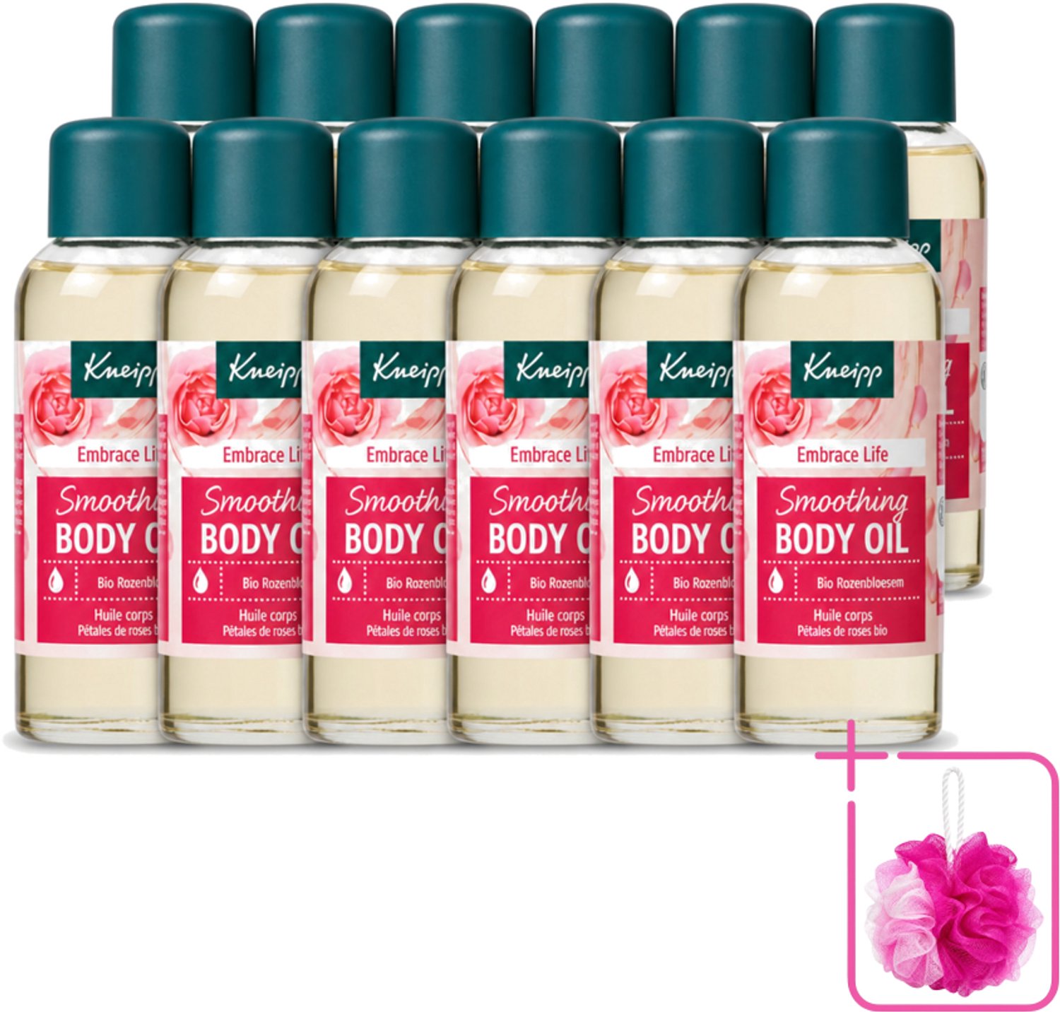 12 x Kneipp - Huidolie - Embrace Life - Anti‑Aging verzorging - 100 ml - Bulkverpakking - Huidverzorging - Douchemop - Anti-aging