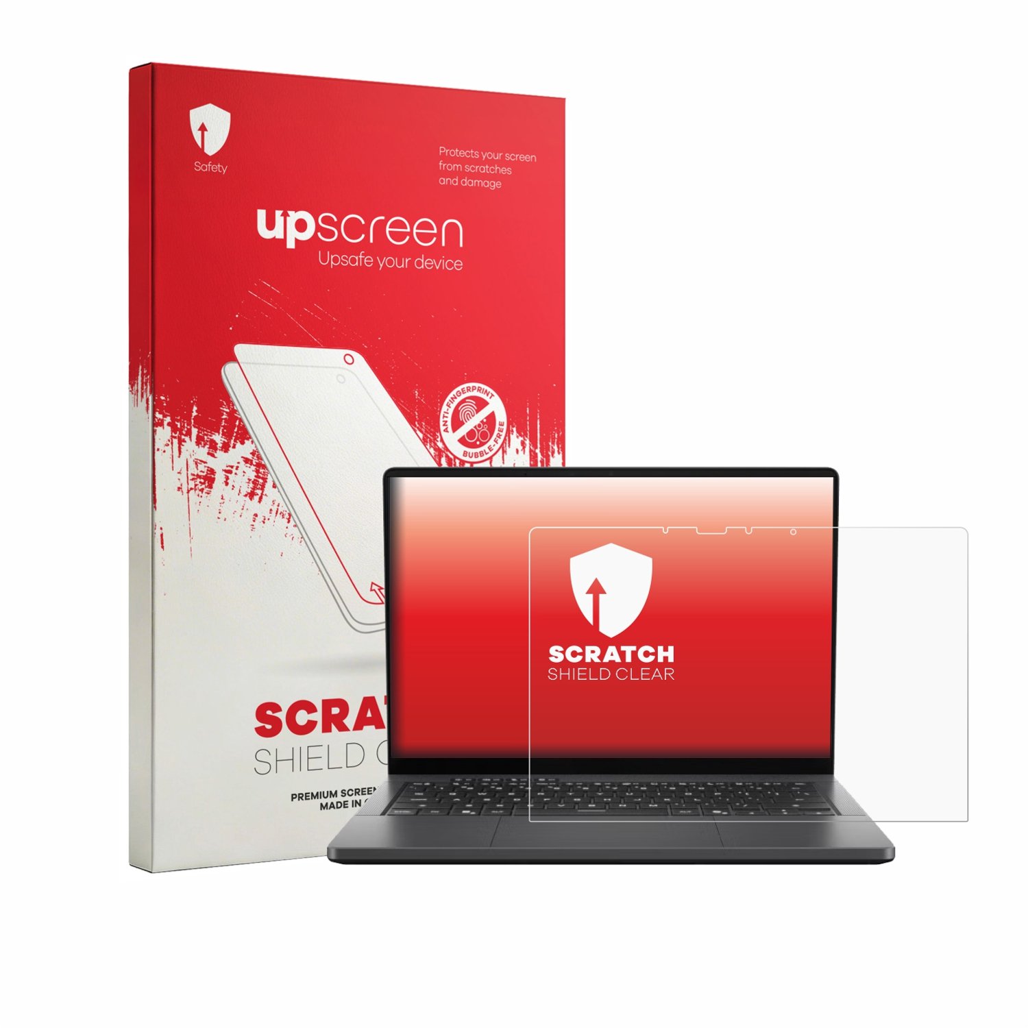 upscreen - Screenprotector voor ASUS ROG G14 GU405 - Folie Beschermfolie transparant