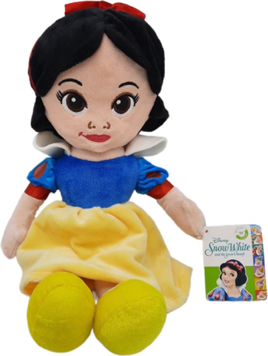 Sneeuwwitje - Sneeuwwitje en de Zeven Dwergen Pluche Knuffel 36 cm - Speelgoed Knuffels voor Kinderen Jongens Meisjes - Disney Snowwhite Plush Toy