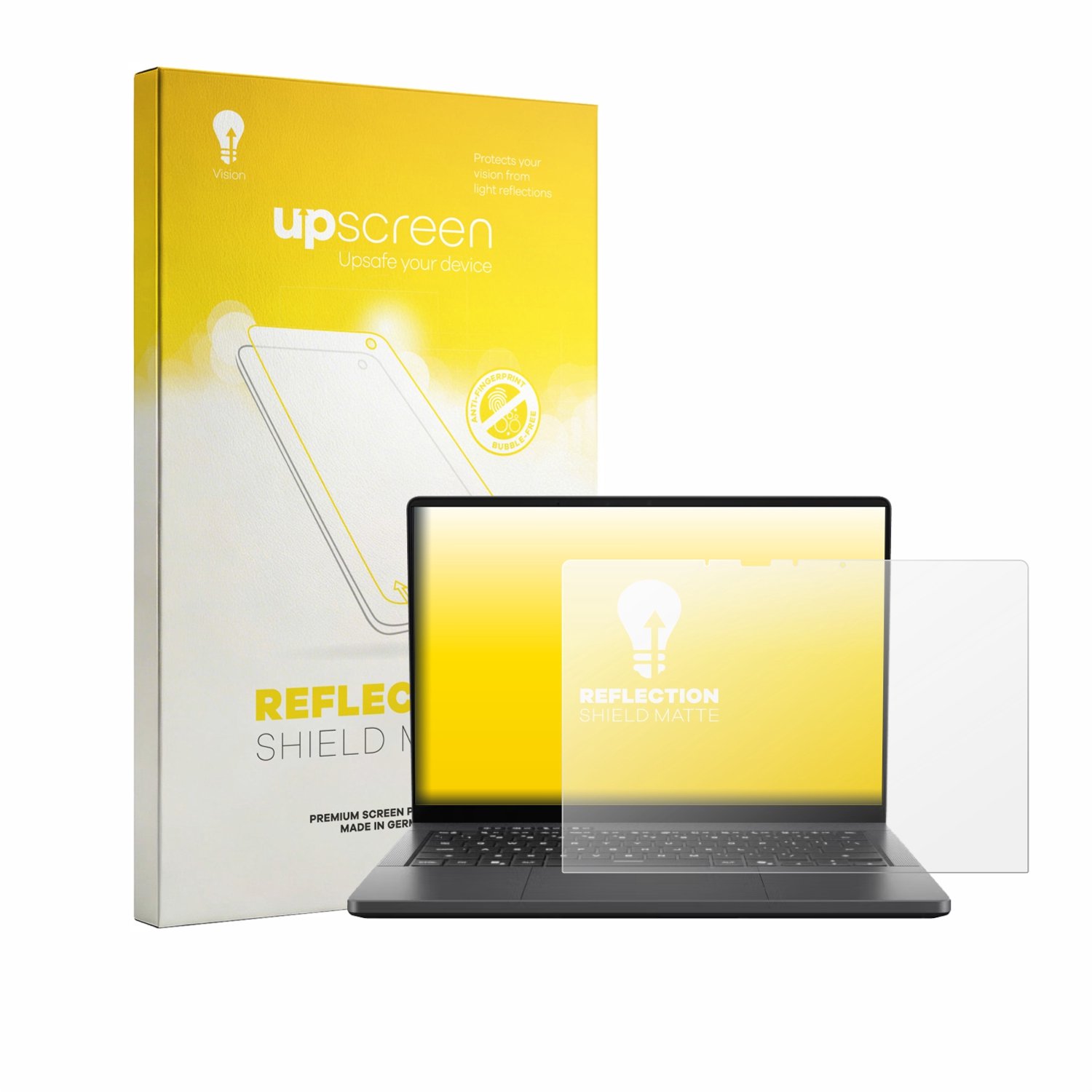 upscreen - Screenprotector voor ASUS ROG G14 GU405 - Folie Beschermfolie anti glare matte