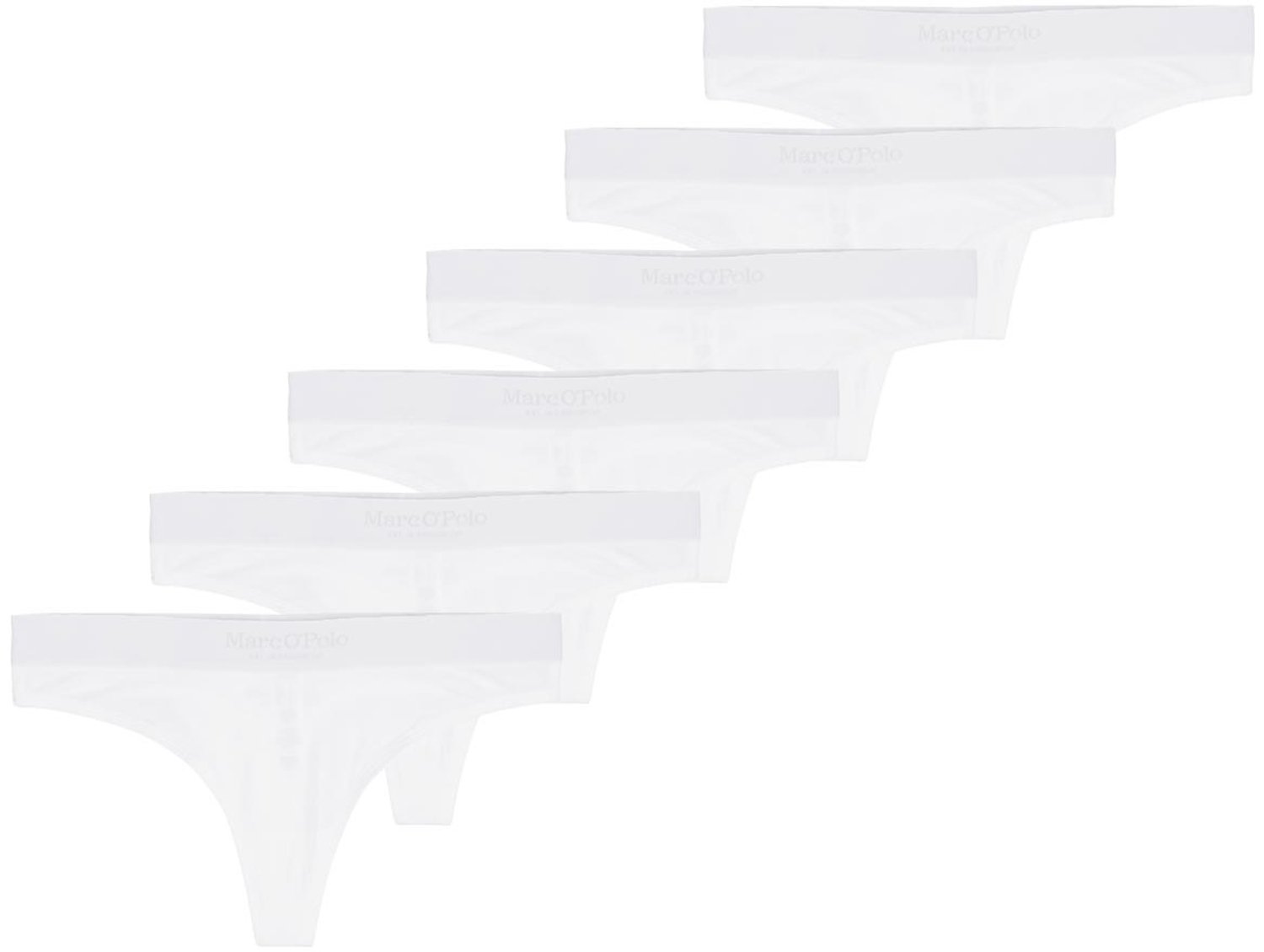 Marc O'Polo Dames string 6 pack Essentials