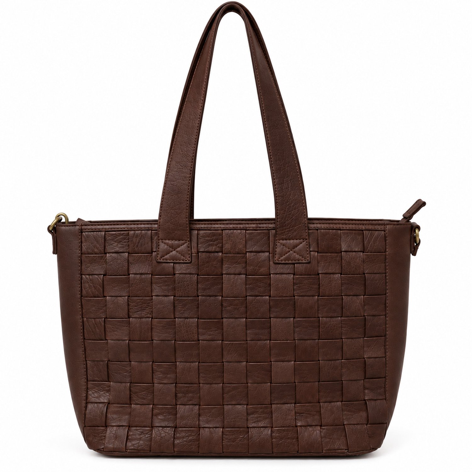 Bag2Bag Grote Stoere Elegante Leren Tas Kenai Donkerbruin