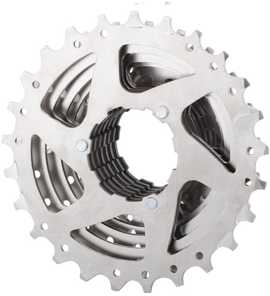 Cassette 11-13-15-17-19-21-24-28T - Fiets Cassette - Vrijloop Cassette - Mountainbike Cassette - Stalen Materiaal - Geschikt voor MTB/BMX - Fietscassette — afbeelding 2