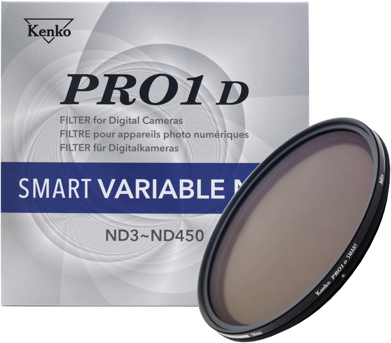 Kenko PRO1D SMART Variabele NDX Filter 55mm - Traploos Instelbaar