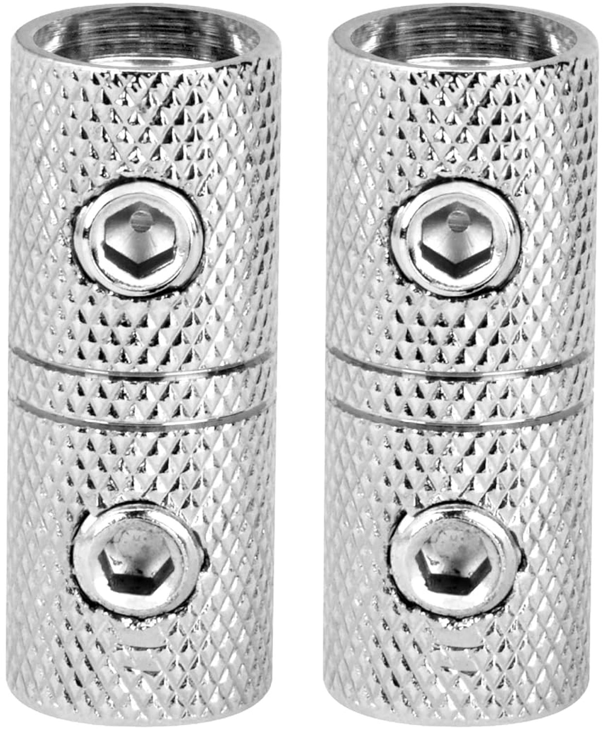 WCT4N-2 draadkoppeling aansluitingen - 4 gauge - messing nikkelplaat - ideaal voor het verlengen van draden - Vemera