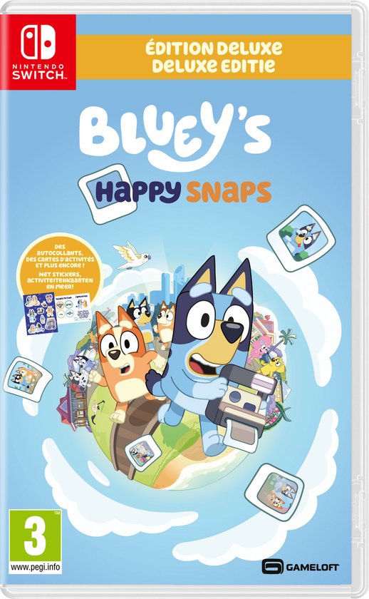 Namco Bluey's Happy Snaps Day One Deluxe Edition Nintendo Switch