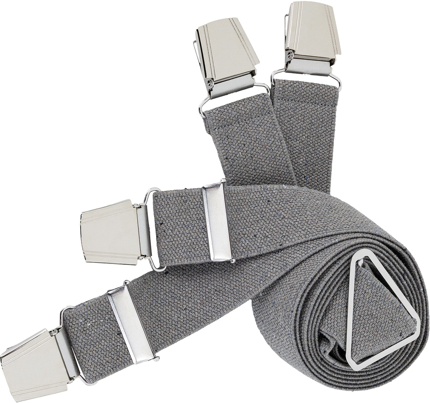 LINDENMANN heren bretels met extra sterke clips X-vorm - taupe